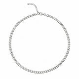 Roza necklace silver