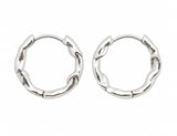 Tuva mid earrings silver