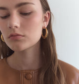 Polly big earrings gold