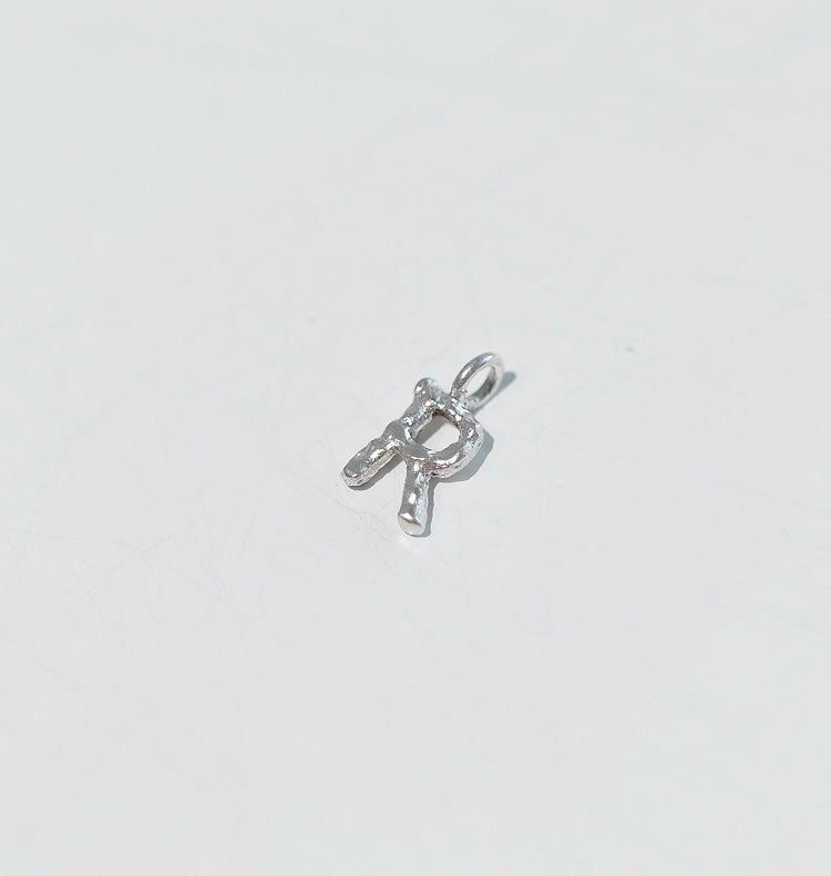 Letter pendant 925 silver