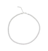 Roza necklace silver