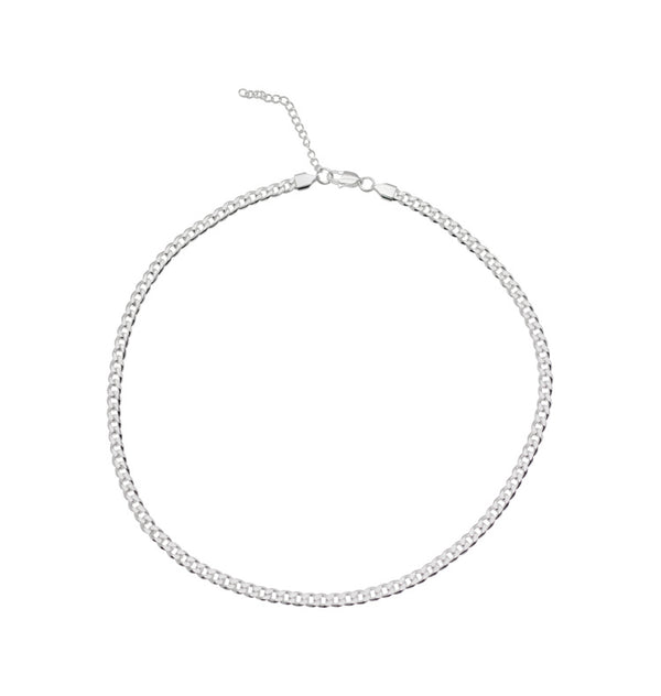 Roza necklace silver