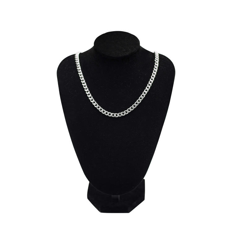 Roza necklace silver