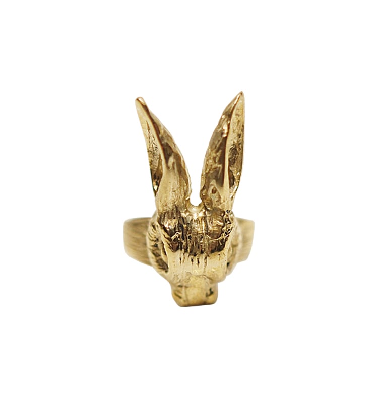 Rabbit ring brass