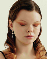 Rabbit earrings silver