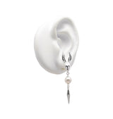 Rabbit earrings silver