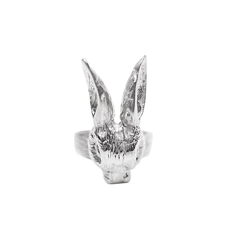 Rabbit ring 925 silver