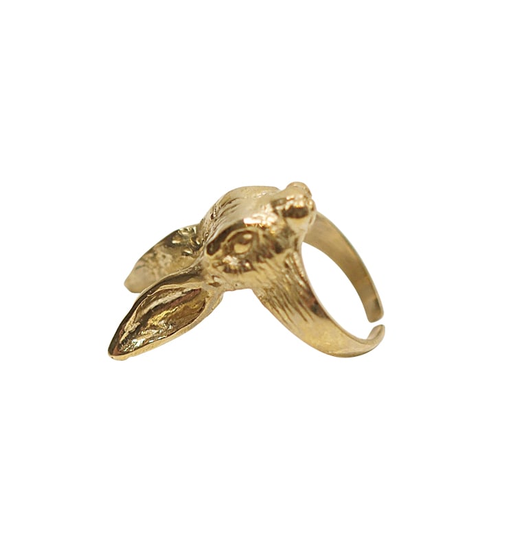Rabbit ring brass