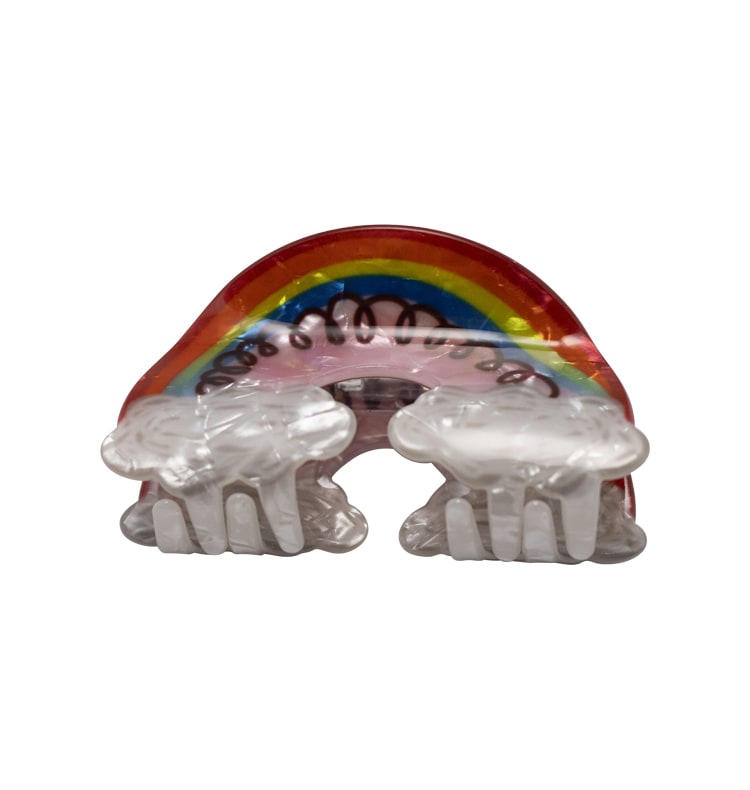 Rainbow hair clip