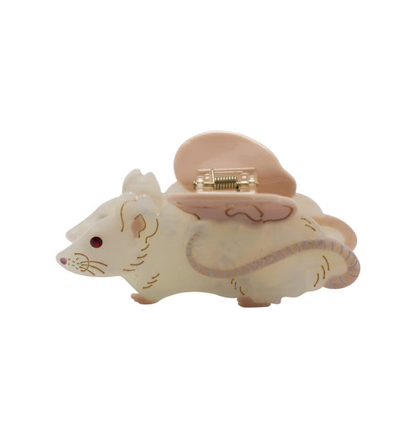 Rat hair clip pink