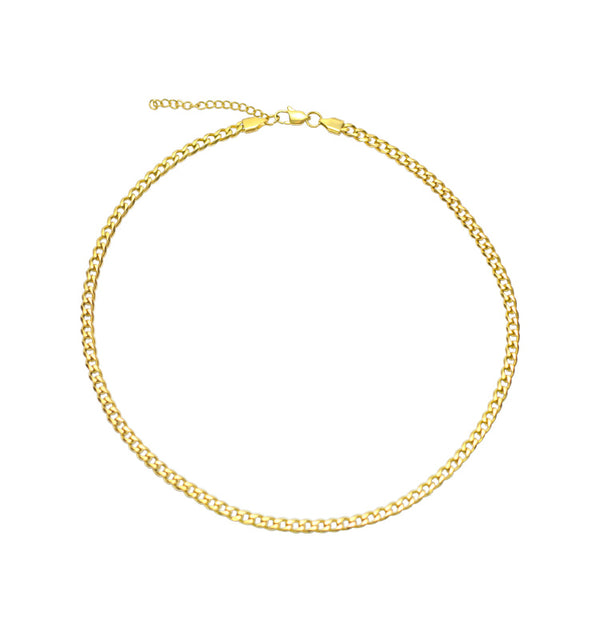 Roza necklace gold