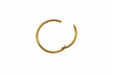 Seamless single earring gold 11mm