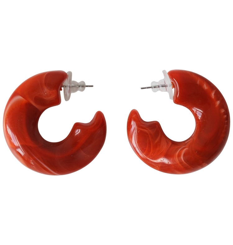 Sabina earrings red