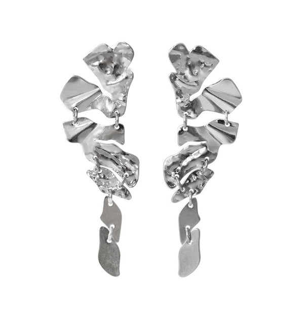 zasha earrings silver