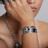 Satellite Orbit Big Bracelet