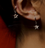 Veja & Siri earrings trio silver