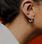 Veja & Siri earrings trio silver