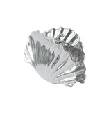 Shell hair clip silver
