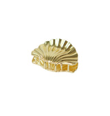 Shell hair clip mini gold