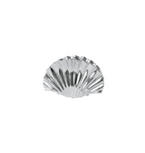 Shell hair clip mini silver