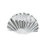 Shell hair clip silver