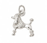 Poodle charm 925 silver