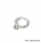 Månadssten Ring Silver