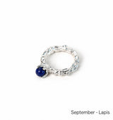 Månadssten Ring Silver