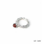 Månadssten Ring Silver