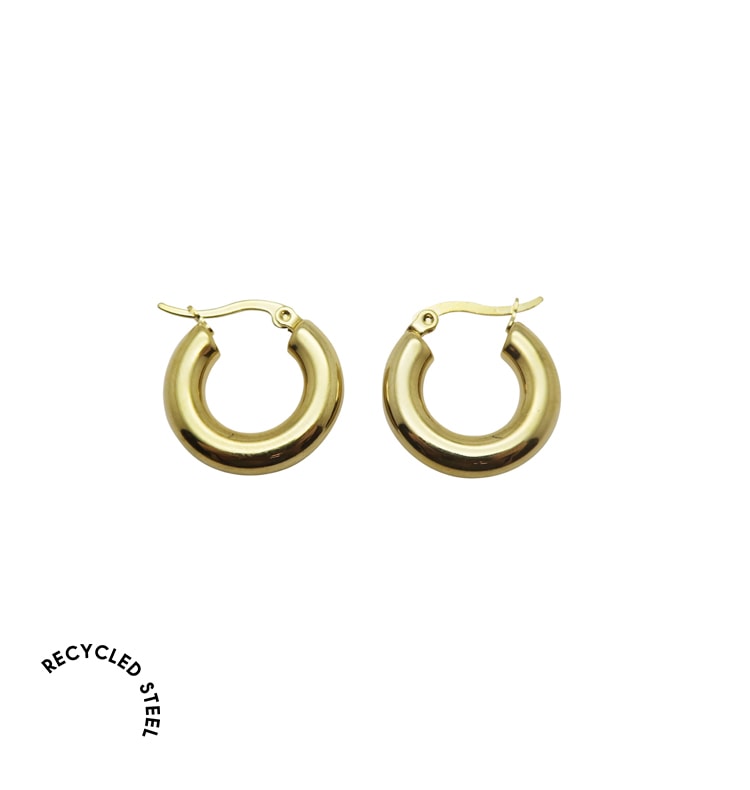 Small Alice earrings gold