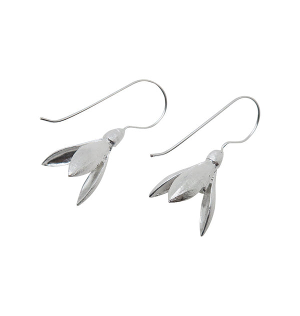 Snödroppe earrings silver
