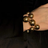Solar Golden Statement Bracelet