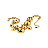 Solar Golden Statement Necklace