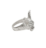 Cat sphynx ring 925 silver
