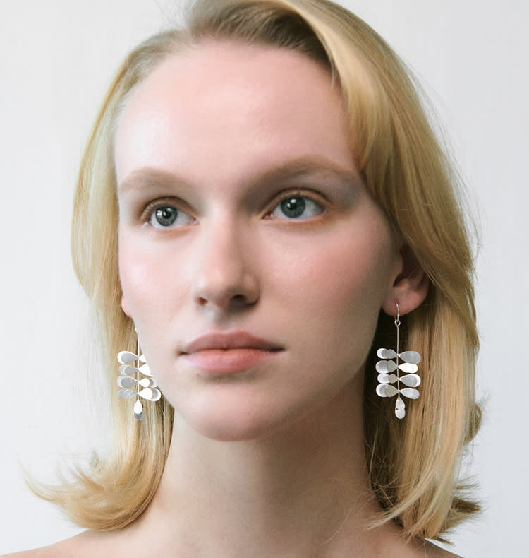 Stina earrings silver