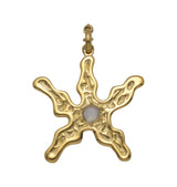 Sunflower pendant gold