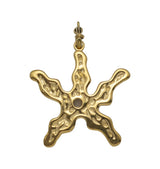Sunflower pendant gold