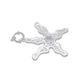 Sunflower pendant silver