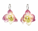 Sweet orchid earrings