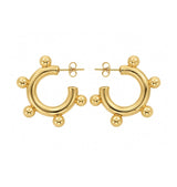 Abby hoops gold