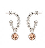 Felicia earrings champagne silver