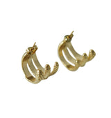 Tasya earrings gold