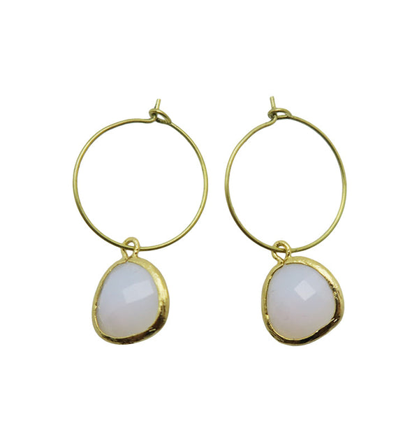 Teardrop Hoops gold vitopal