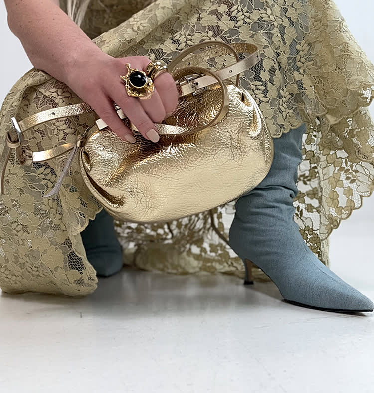 Terry bag gold