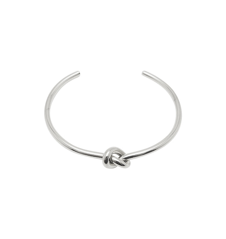 Tie bracelet silver