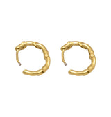 Tuva mid earrings gold