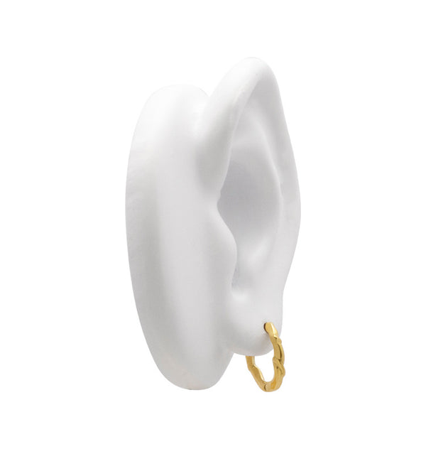 Tuva mid earrings gold