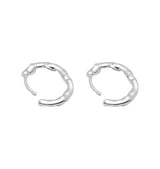 Tuva mid earrings silver
