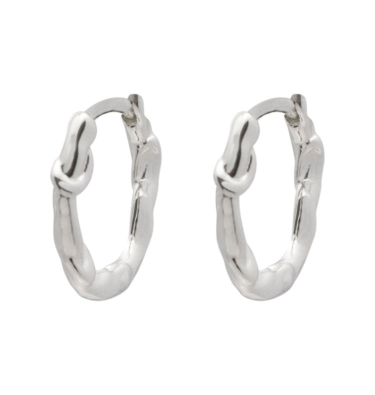 Tuva mid earrings silver