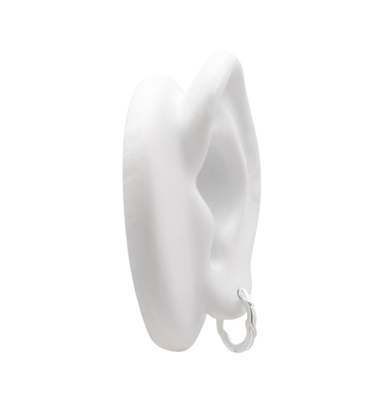 Tuva mid earrings silver
